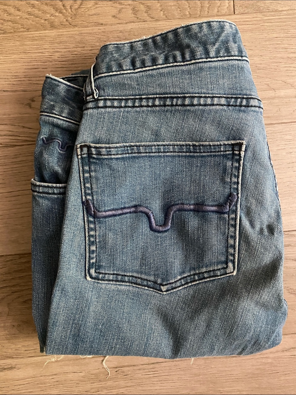Kimes Ranch Blue Flare Jeans - Picture 6 of 6